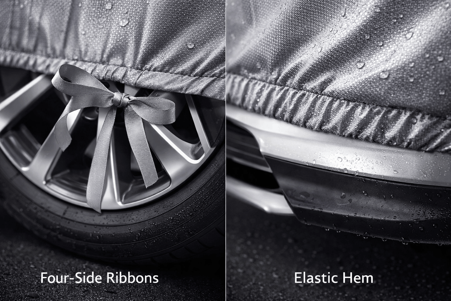 Toyota Corolla (2006–2023) Silver Parachute Car Top Cover – Waterproof, Dustproof, Heat Resistant Full Body Protection