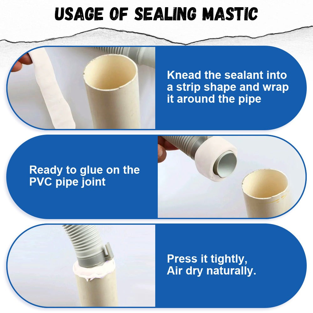 Environmental Wall Hole Sealing Glue – Waterproof Mending Plasticine for AC Holes, Wall Gaps & Pipe Sealing