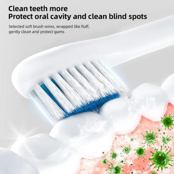 Electric Toothbrush Electric Toothbrush – Rechargeable Sonic Cleaning Toothbrush with Soft Bristles, Deep Clean (Random Colour)